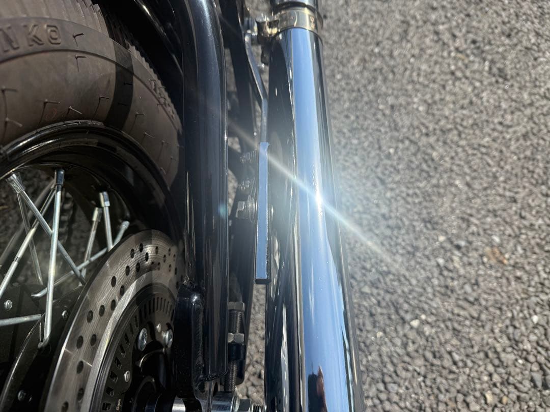 Thunder250 汎用マフラー トランペットマフラー