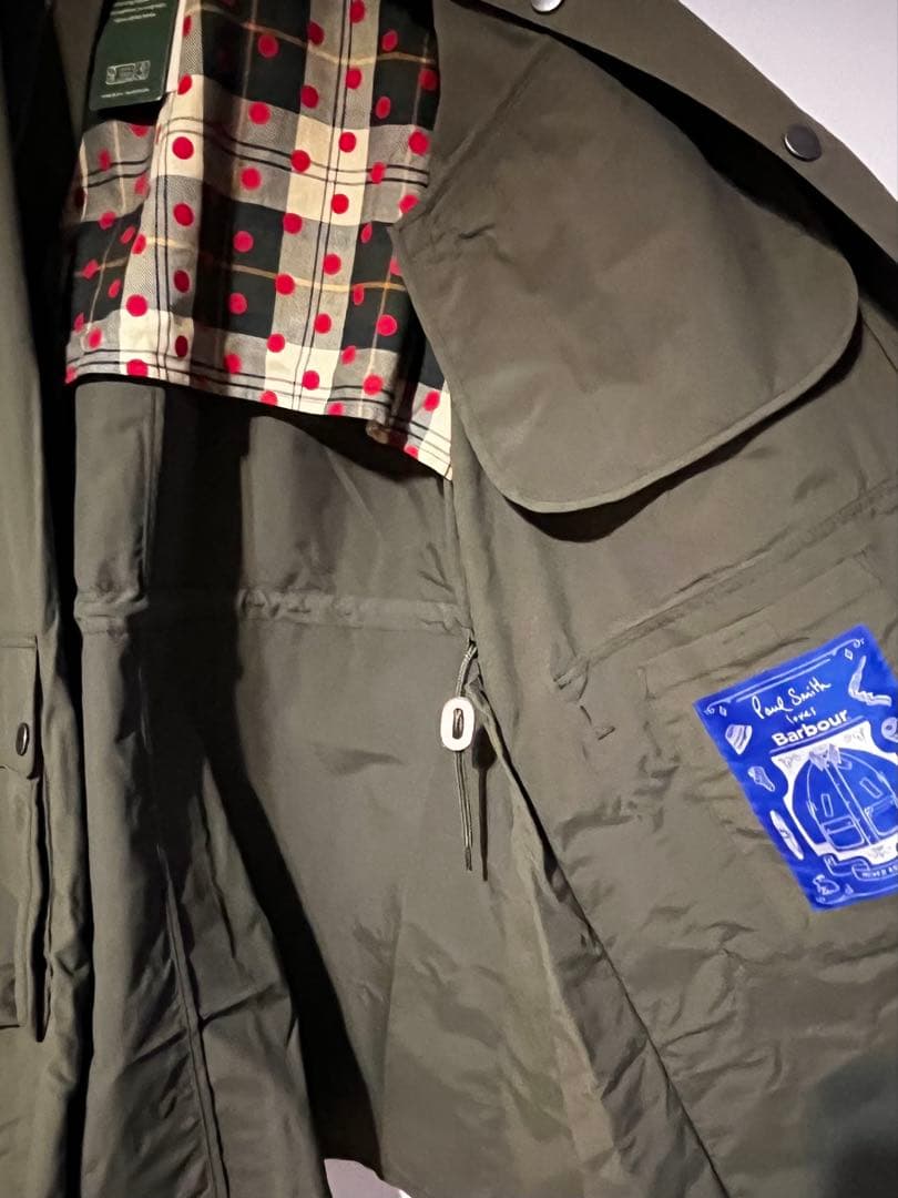 s*5様 日本未発売　\"Paul Smith Loves Barbour\" M