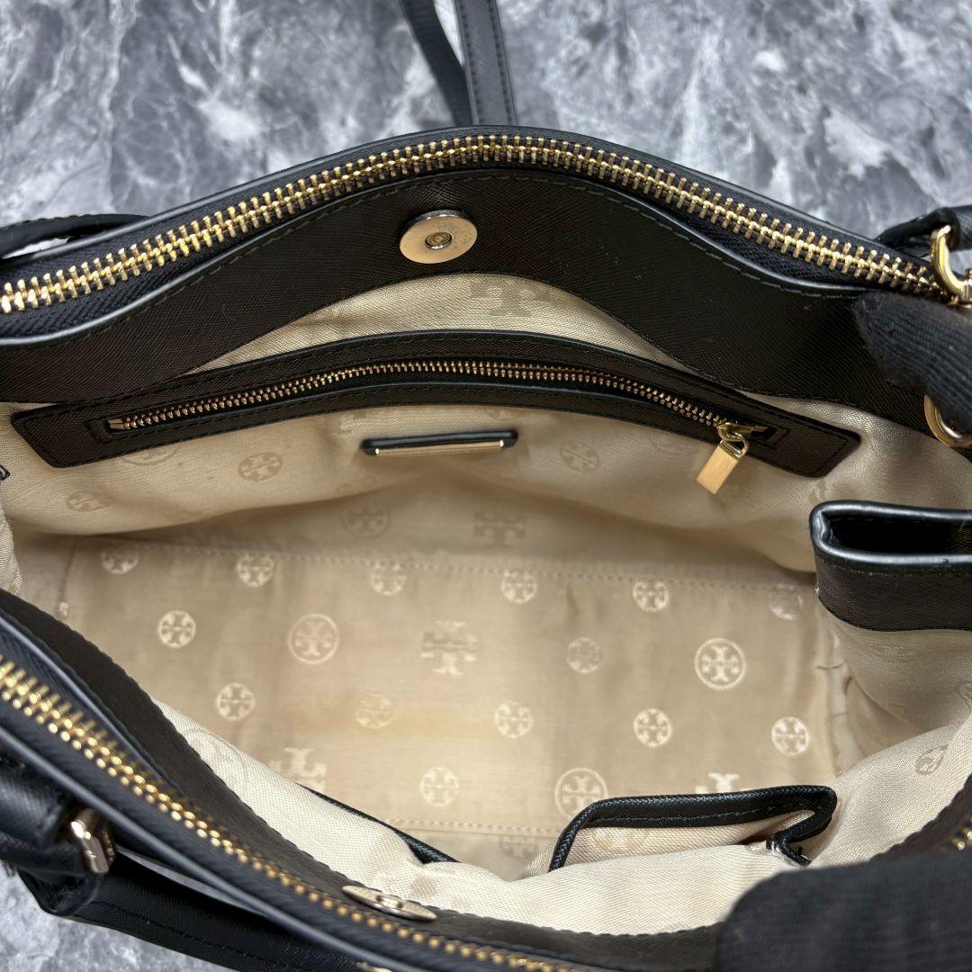 ✨極美品✨TORY BURCH トリーバーチ 2WAYショルダーバッグ ブラック