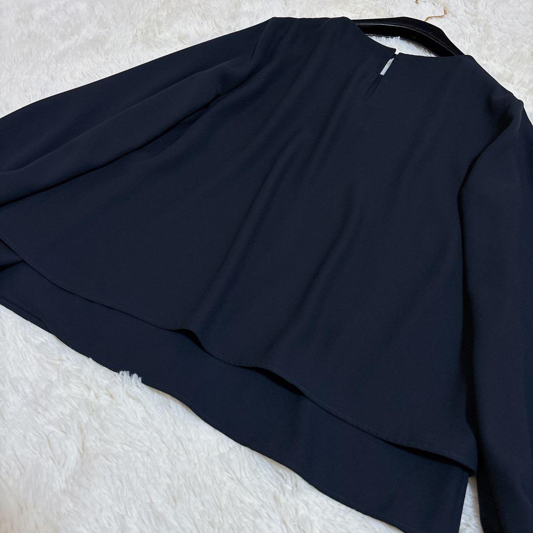 2023年モデル☆セオリーリュクス 現行 ELIDA ブラウス 2枚仕立て