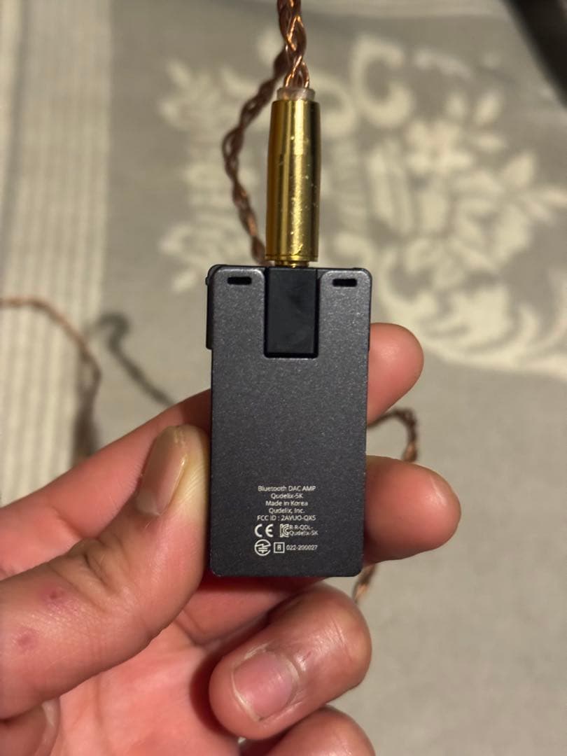 イヤホン Jvc Fw01 + qudelix 5k dac/amp + cu cable