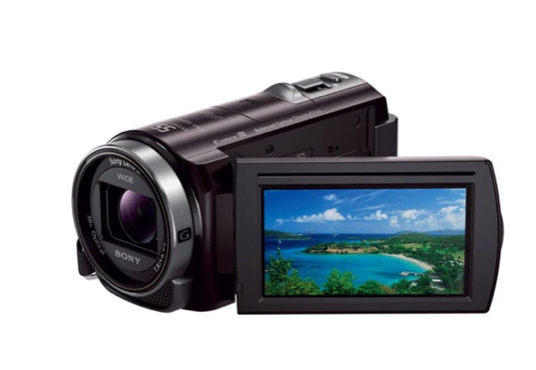 SONY ビデオカメラ HDR-CX430 社外レンズプロテクター付き