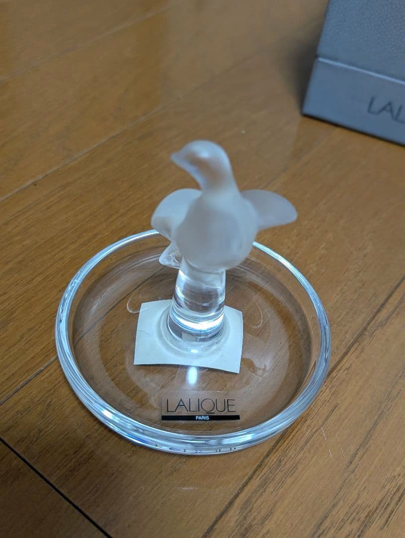 ラリックLalique　鳩のリングトレイ•アクセサリー小物入れ