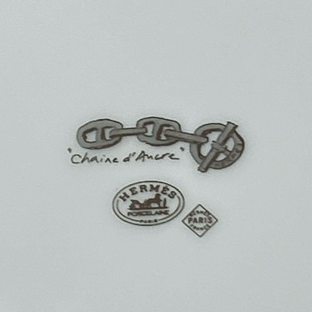 美品　HERMES エルメス　箱付き　シェーヌダンクル　チェーン柄　27cm大皿