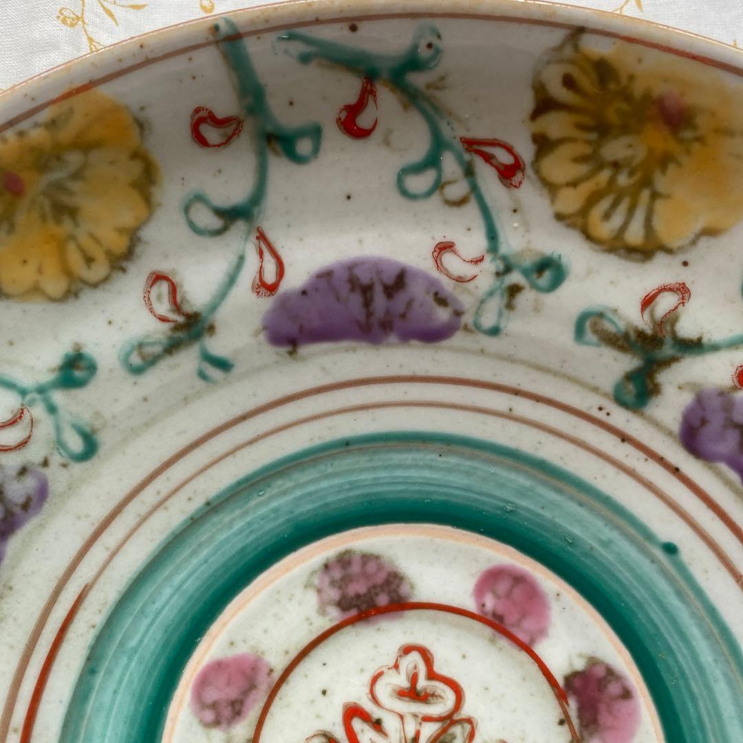 伊藤聡信 さん　器　大皿　皿　花柄　陶器　色絵