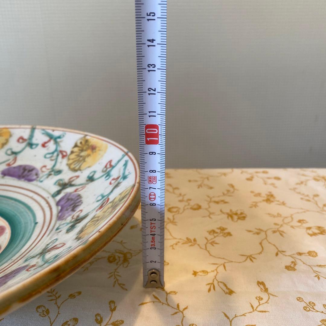 伊藤聡信 さん　器　大皿　皿　花柄　陶器　色絵