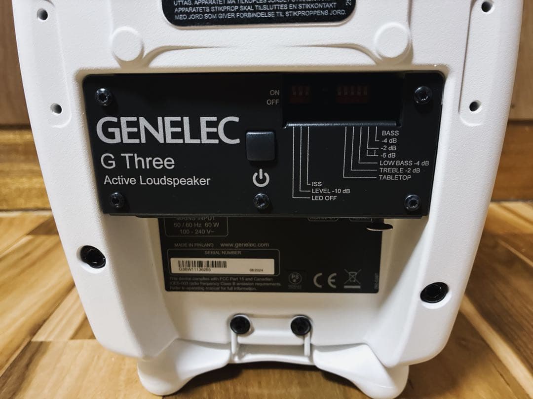 GENELEC G THREE ペア アクティブスピーカー RAW 超美品