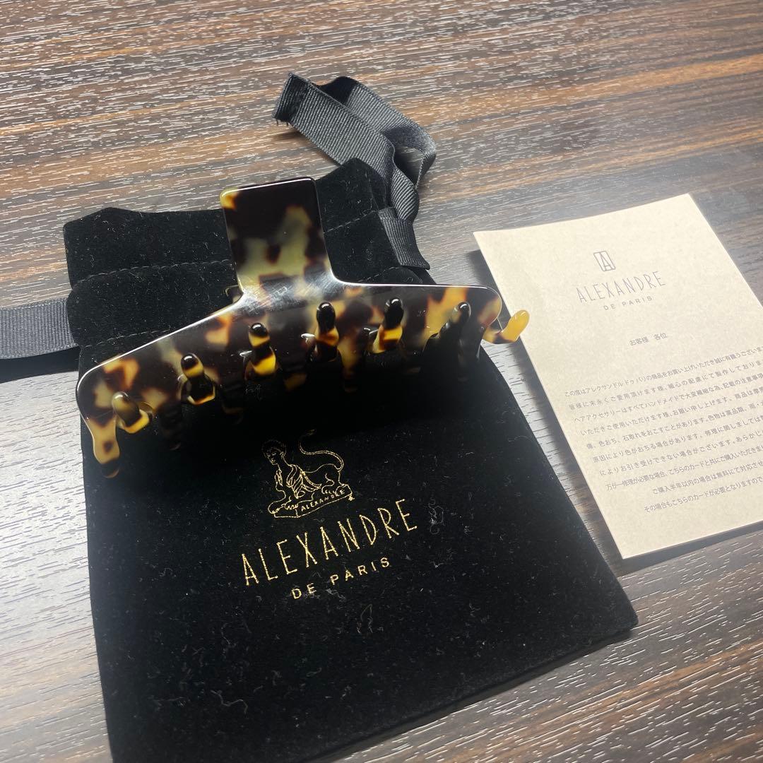 アレクサンドル ドゥ パリ ヘアクリップ W-TOKYO/ブラウン