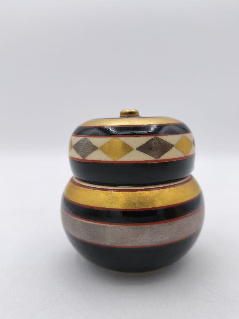 c840 茶器 瓢 独楽 通次阿山 木箱 茶道具 古物