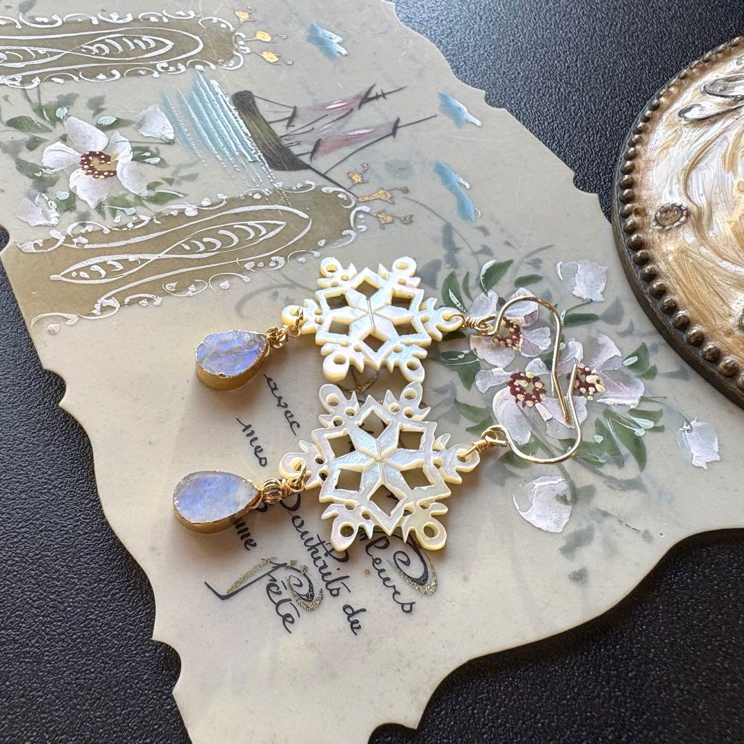 のんたん様✴︎winterイベントMOPカービング(1)❅雪の結晶＆モッカイト他