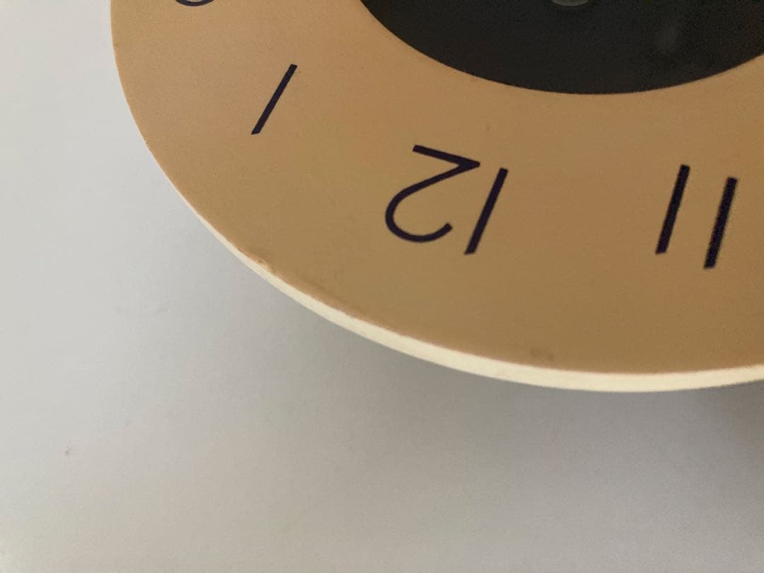 vintage マイケルグレイヴス　ポストモダン　置き時計アラーム付　イエロー