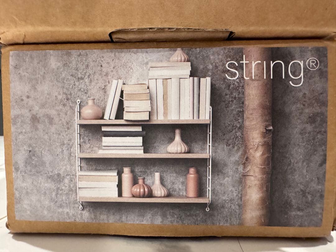 【2セット】新品未使用string pocket oak/white