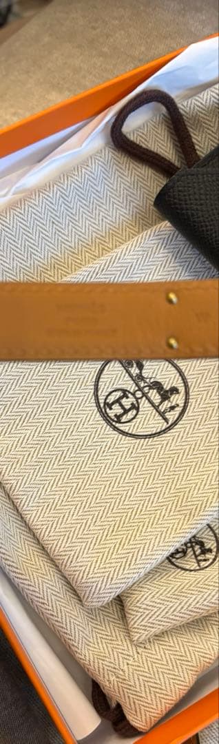 エルメス　ベルト ケリー ポケット 18 黒　ゴールド金具