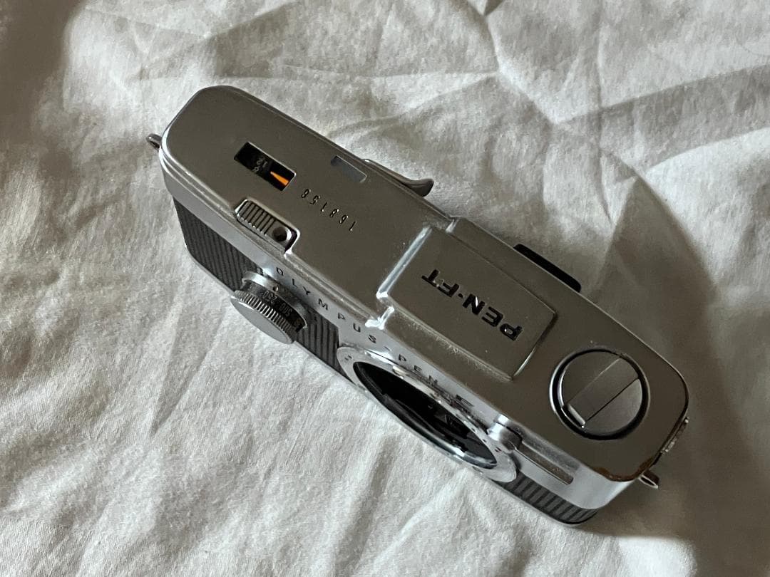 オリンパス Olympus pen ft 一眼レフ オールドレンズ付 作動品