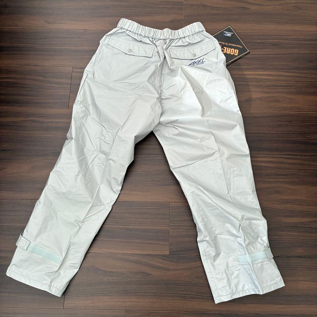 AXEL メンズ レインウェア グレー M ゴアテックス ゴルフ