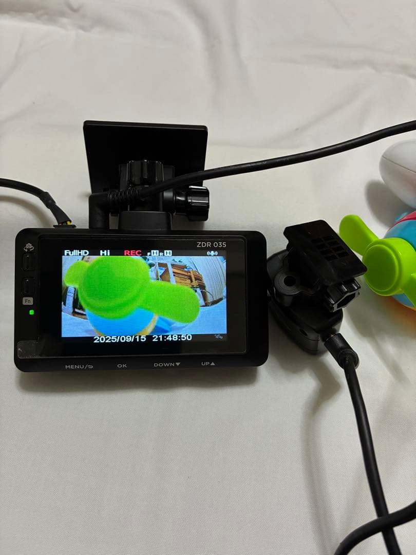 ★美品★ コムテック ZDR 035 ドライブレコーダー 前後2カメラ(36)