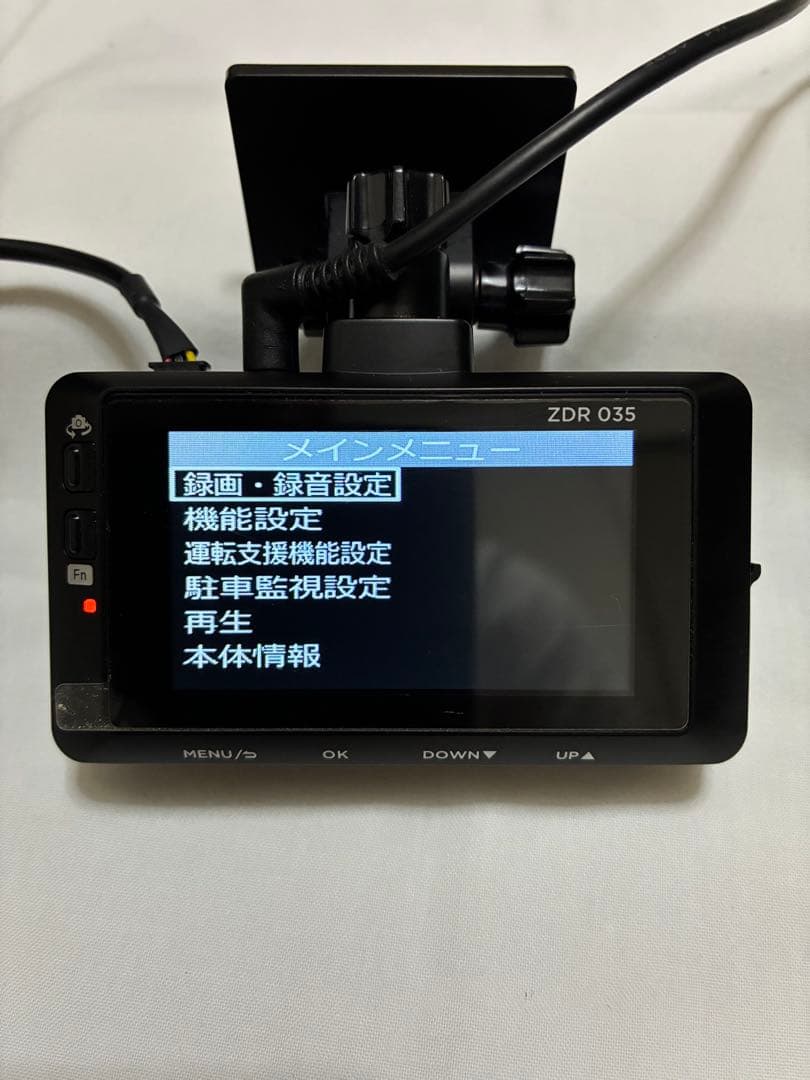★美品★ コムテック ZDR 035 ドライブレコーダー 前後2カメラ(36)