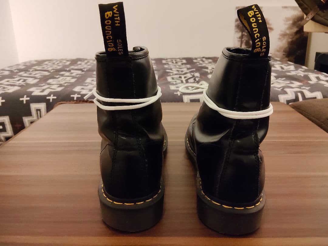 Dr. Martens ブラック 8ホールワークブーツ UK 10