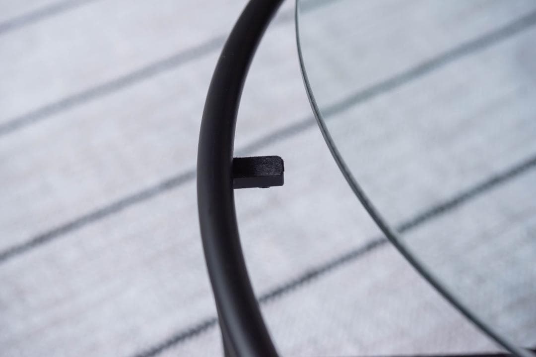 Sサイズ ガラステーブル サイドテーブル 高さ40cm HIT-240 N02