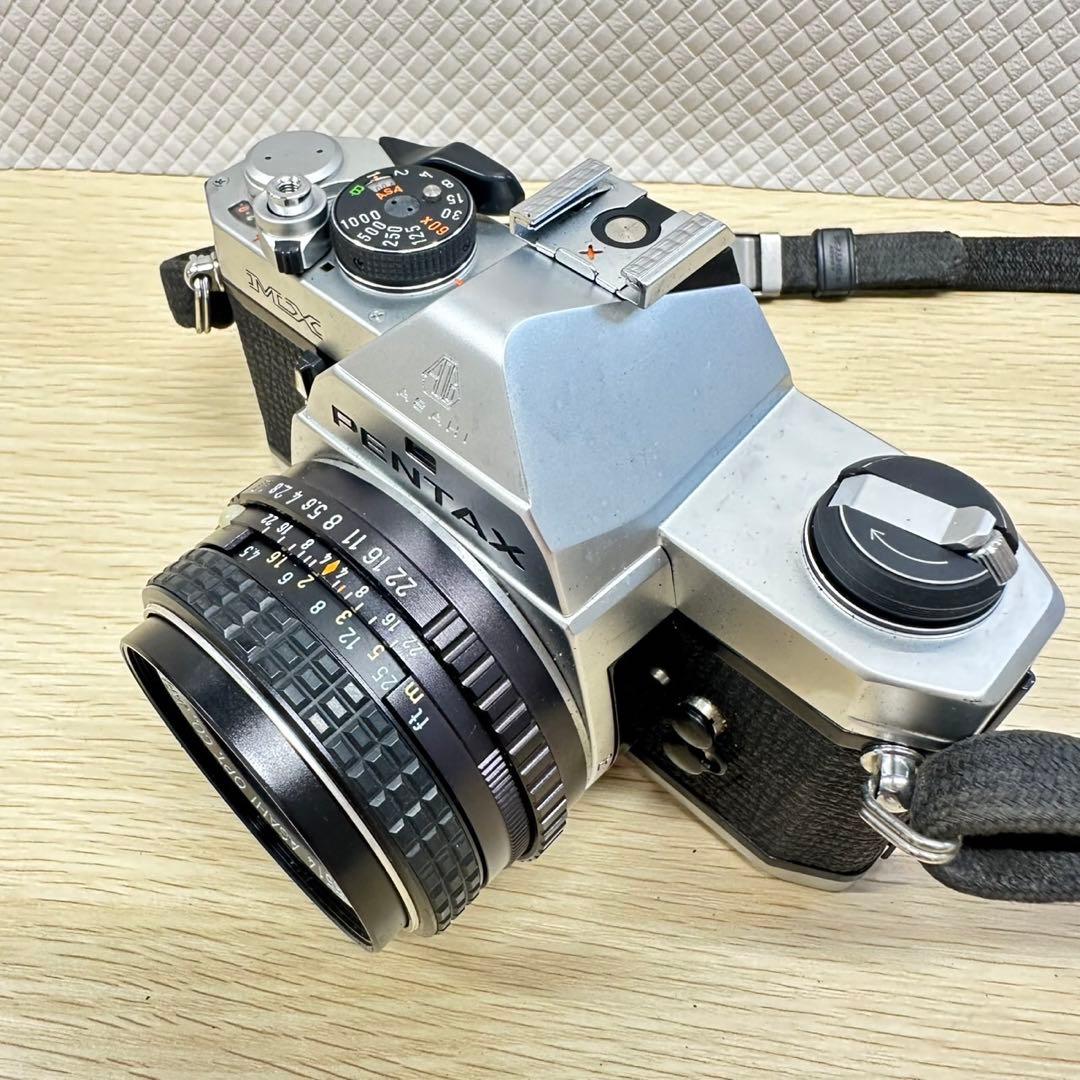PENTAX MX シルバー 一眼レフ カメラ レンズ 50mm
