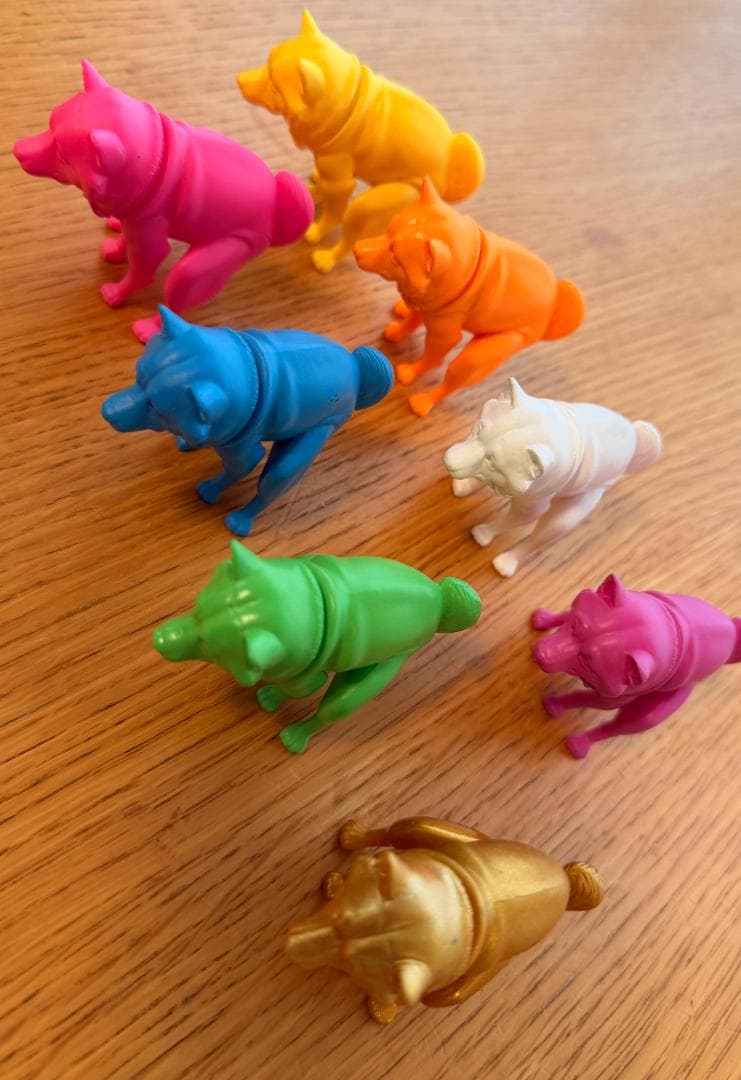 いきむ犬 柴犬 Squatting Dog ガチャ 全8色コンプ