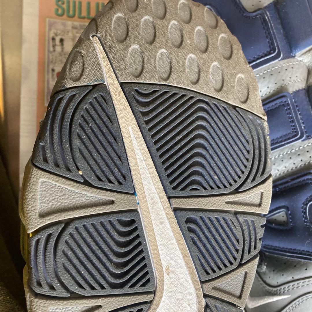 NIKEエアモア アップテンポ96 クールグレー ミッドナイトネイビー GS