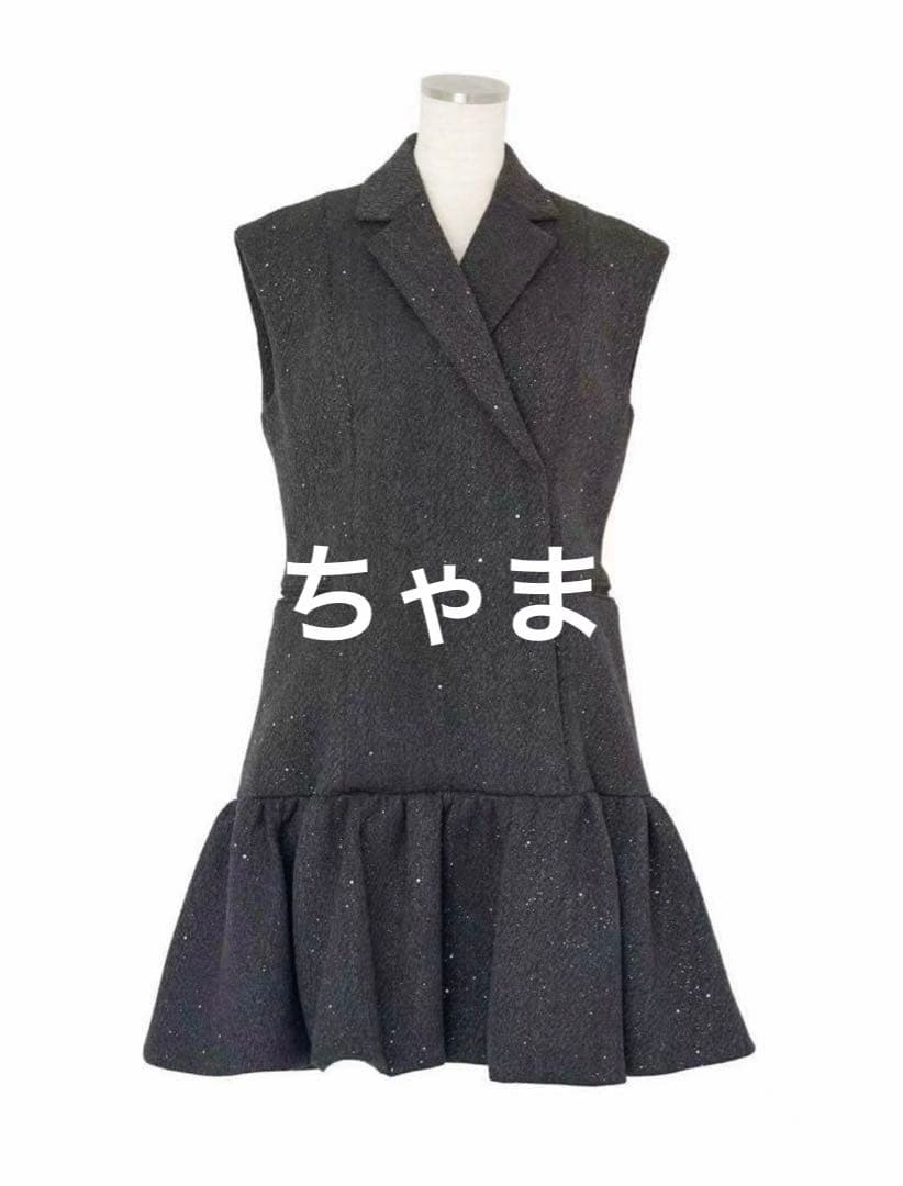 obli tokyo ラメジャケットドレス