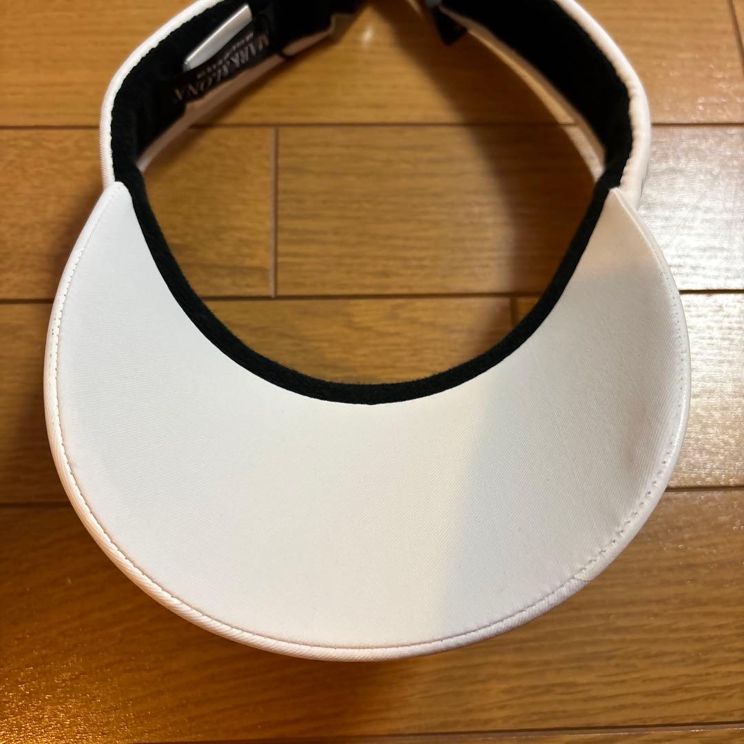未使用☆MARK & LONA☆ホワイト☆バイザー☆ゴルフ