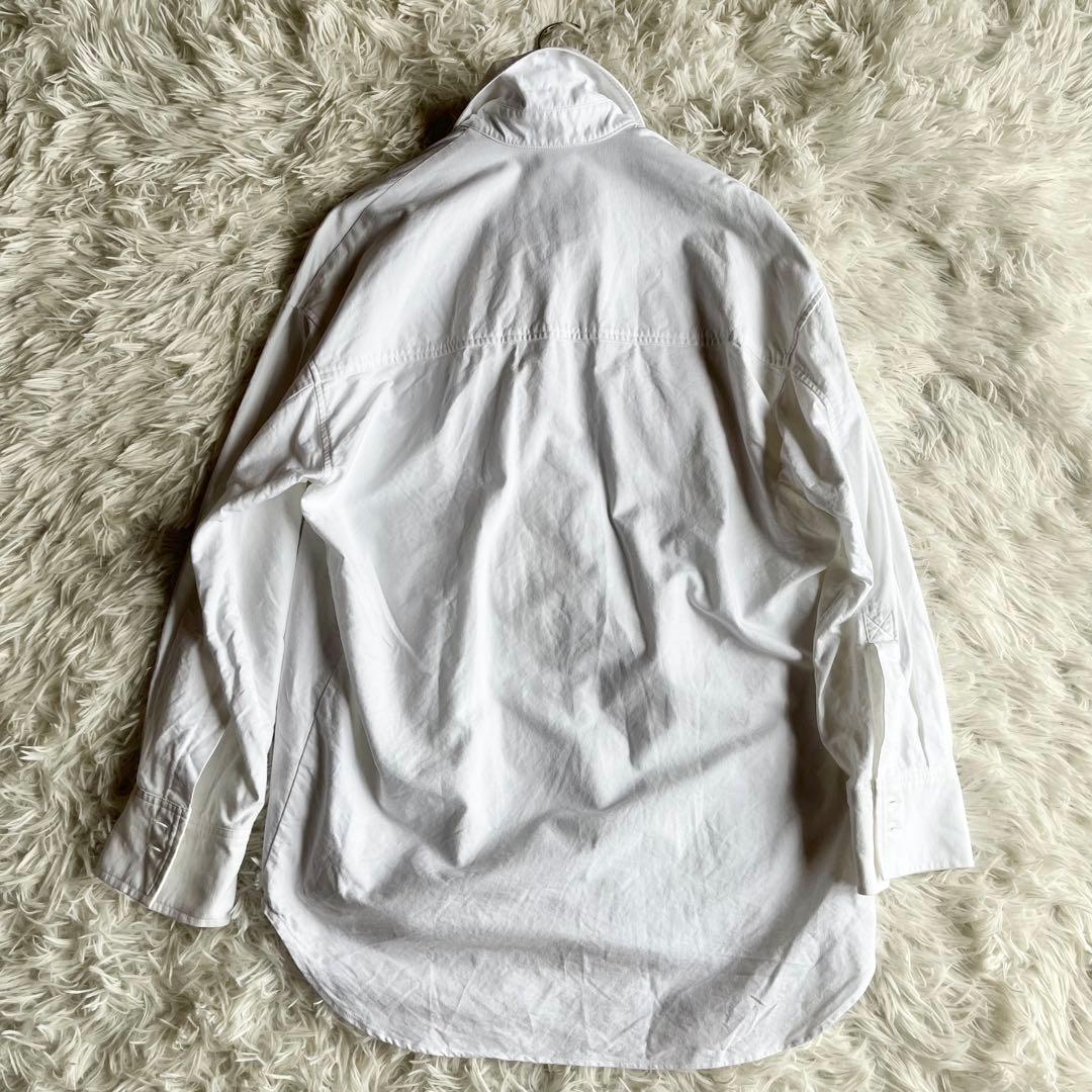 美品✨ セブンテン SVT 刺繍 オックスシャツ オーバーサイズ S ホワイト