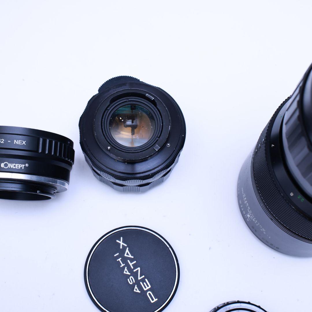 M42レンズ2本　SONY　αEマウントアダプター付き