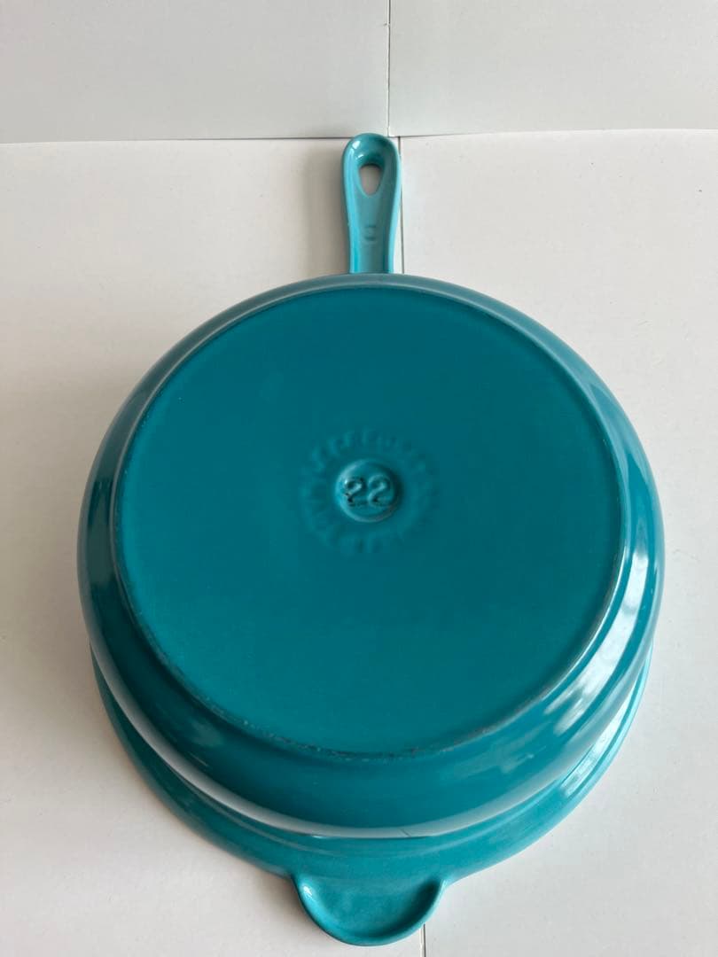 廃盤　ルクルーゼ　マルチファンクション　22cm カリビアンブルー