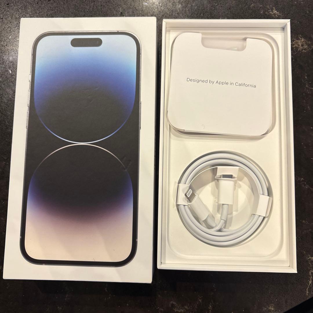 【美品】　Apple iPhone 14 Pro シルバー 256G
