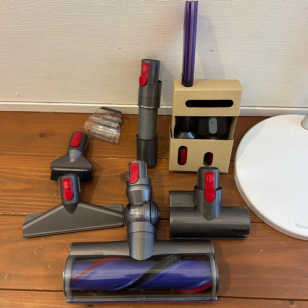 Dyson v12 detect slim クリーニング済☆純正スタンド付