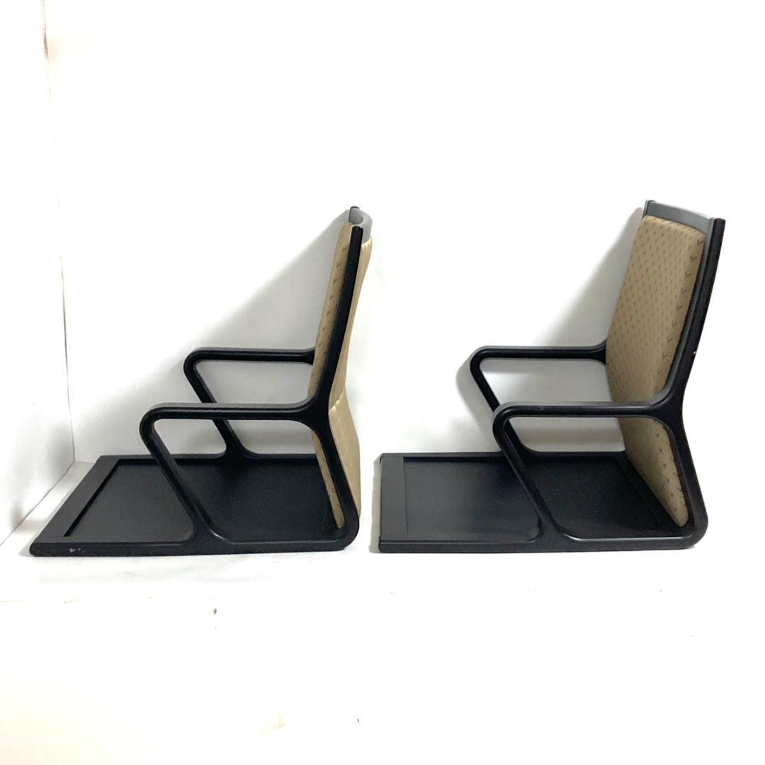 天童木工 座イス T-5556MP-SR メープル SR色 張地グレー 肘置き