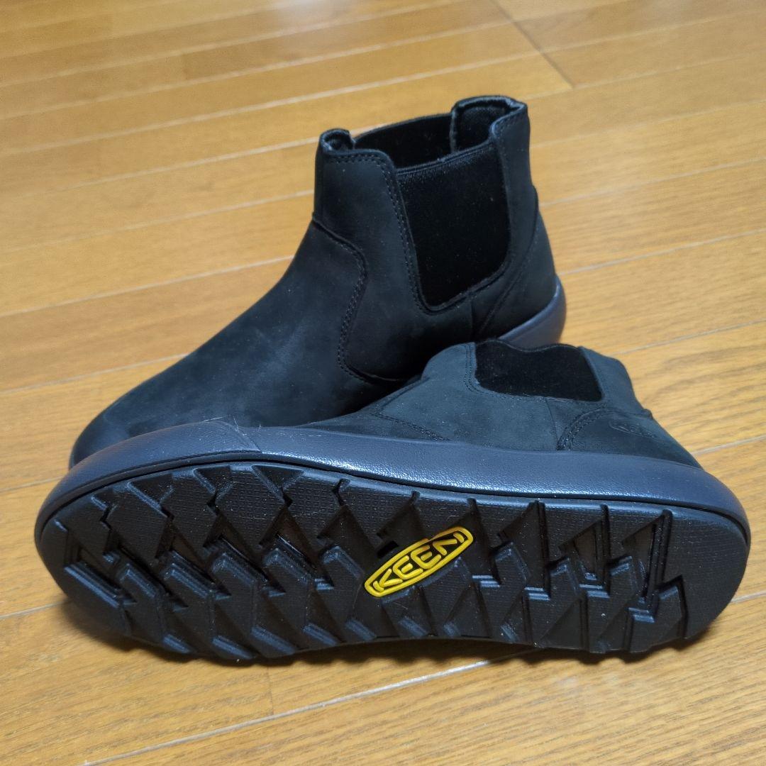 KEEN ブラック サイドゴアブーツ