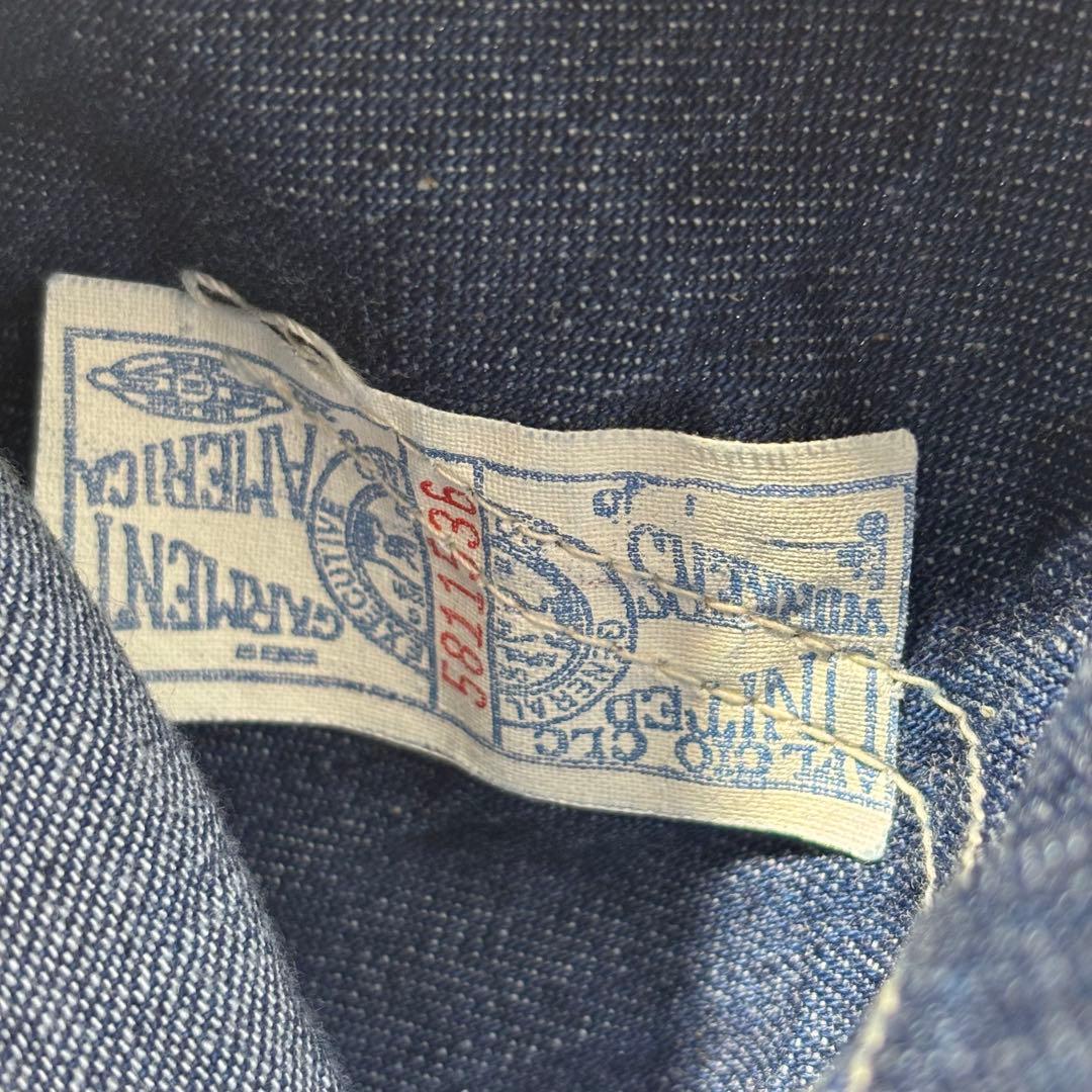 極美品　ビンテージ　CARTER’S 　ガチャポケ　耳付　デニム　オーバーオール