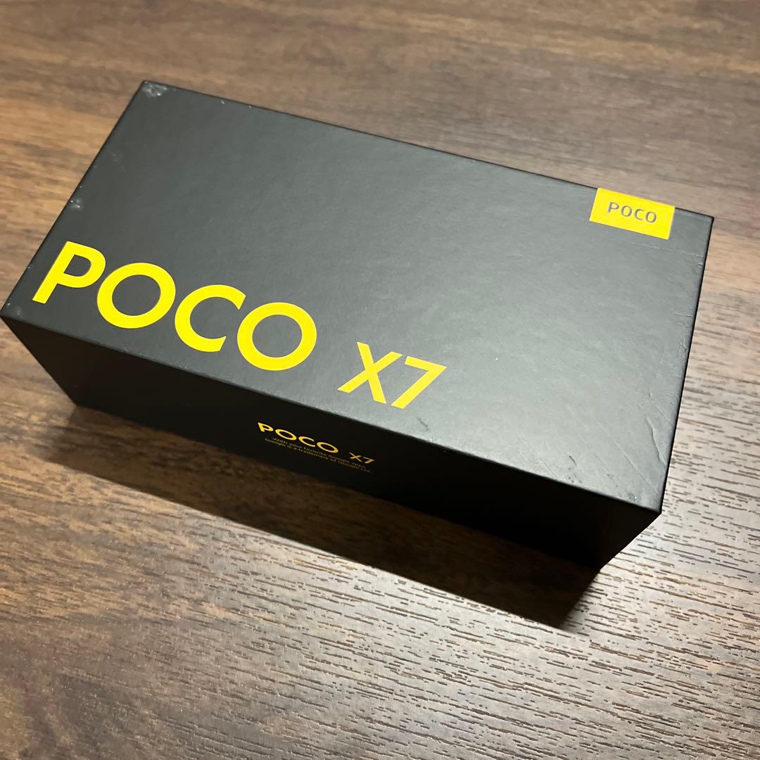 新品未使用　POCO X7 8GB/ 256GB SIMフリー　シルバー