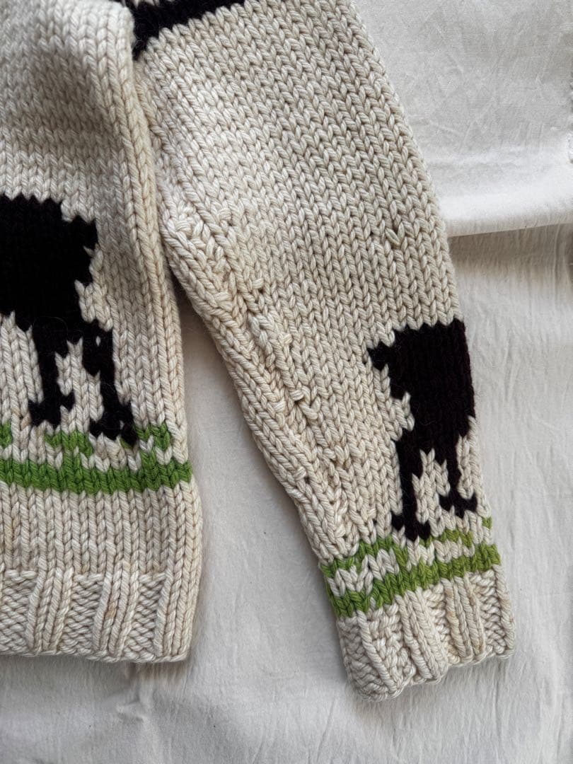 か*ず様 vintage 60s カウチンセーター トナカイ柄　talon US