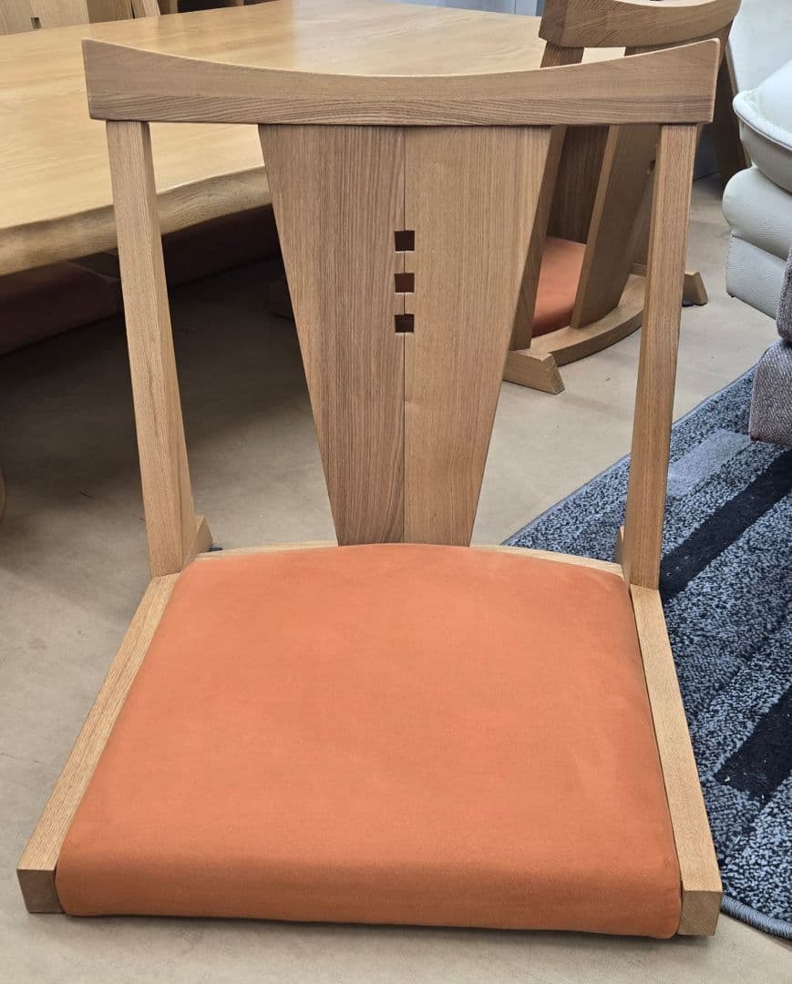 木製座卓・ちゃぶ台 6人掛け 自然なエッジ