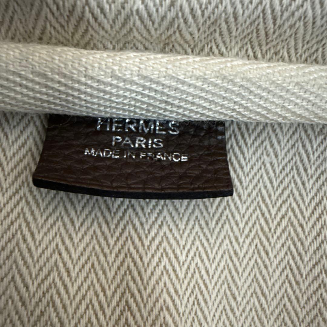 エルメス ヴィクトリア35 トリヨンクレマンス ショコラ シルバー金具