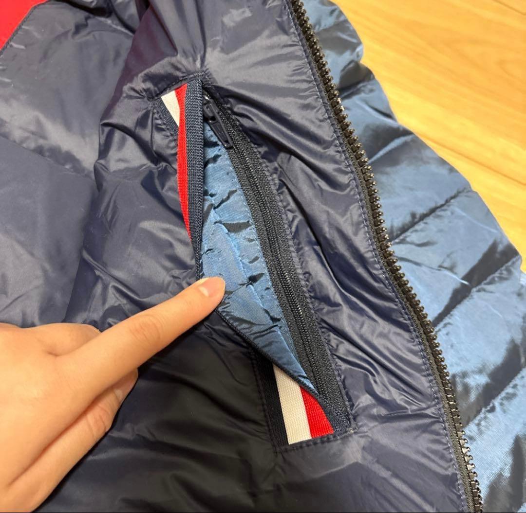 【未使用品】トミーヒルフィガー　フード付きダウンジャケット　Lサイズ