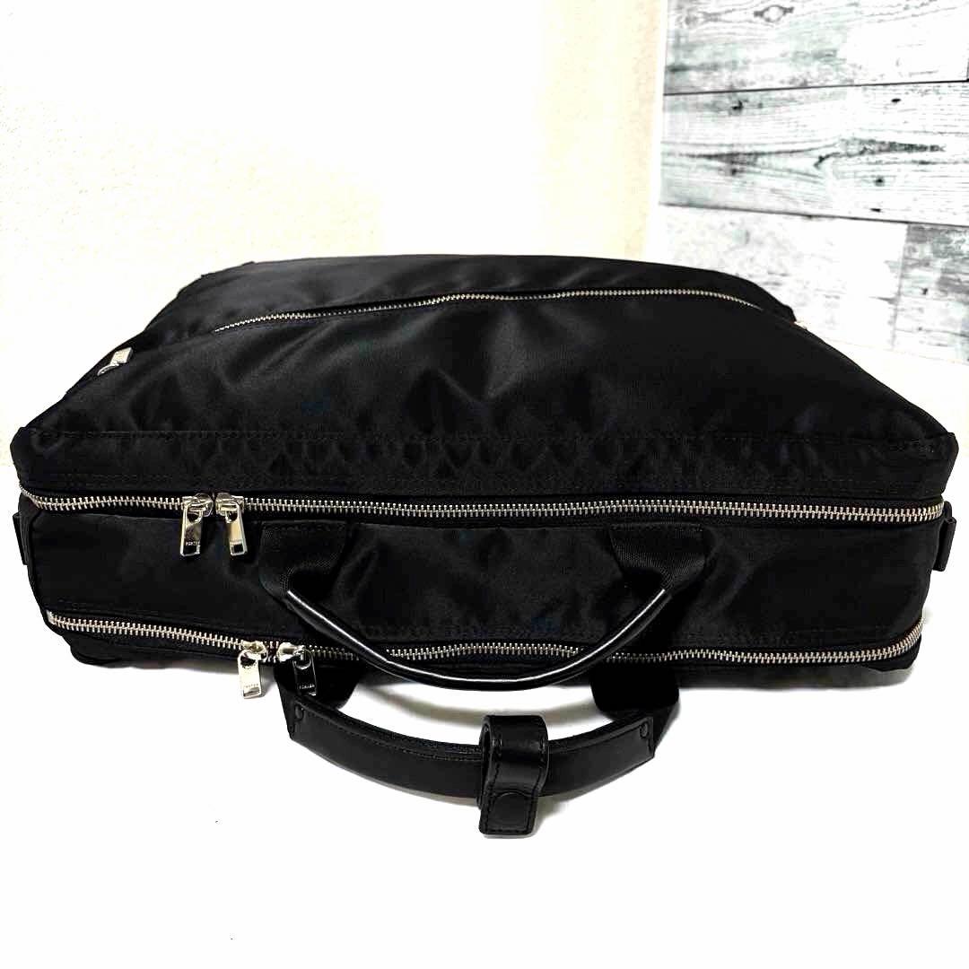 新品同様✨ポーターリフト ビジネスバッグ3way 2層 A4可 黒 吉田カバン