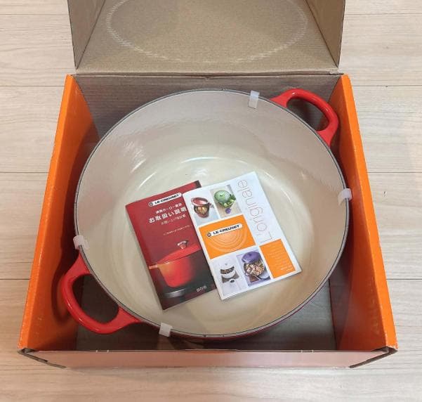 ル・クルーゼ Le Creuset ココット・ロンド 28cm チェリーレッド
