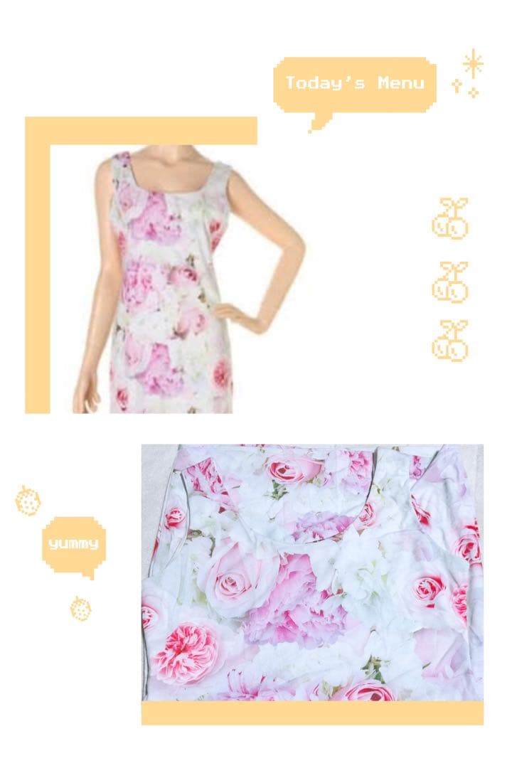 3点 MA*RS 薔薇柄ショップ袋 DaTuRa 花柄ワンピース