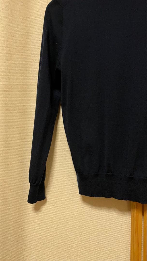 ミ*ー様 Paul Stuart ネイビー モックネックセーター M