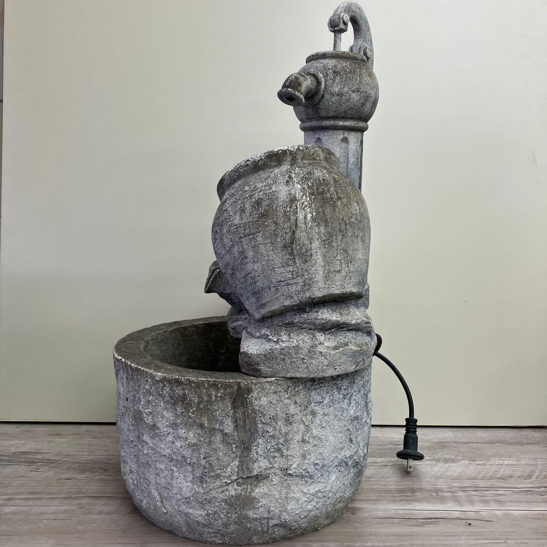 4F 卓上噴水 井戸ポンプ 循環式 ウォーターファウンテン インテリア 噴水