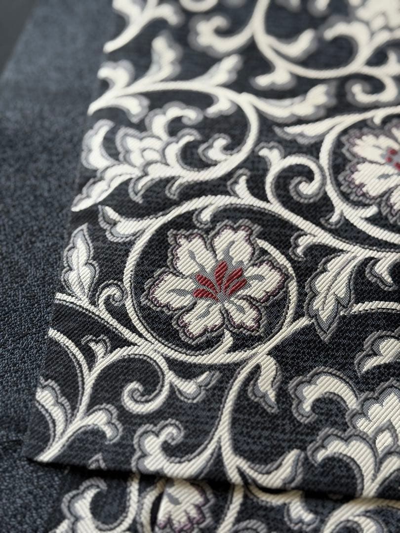 名古屋帯　花柄