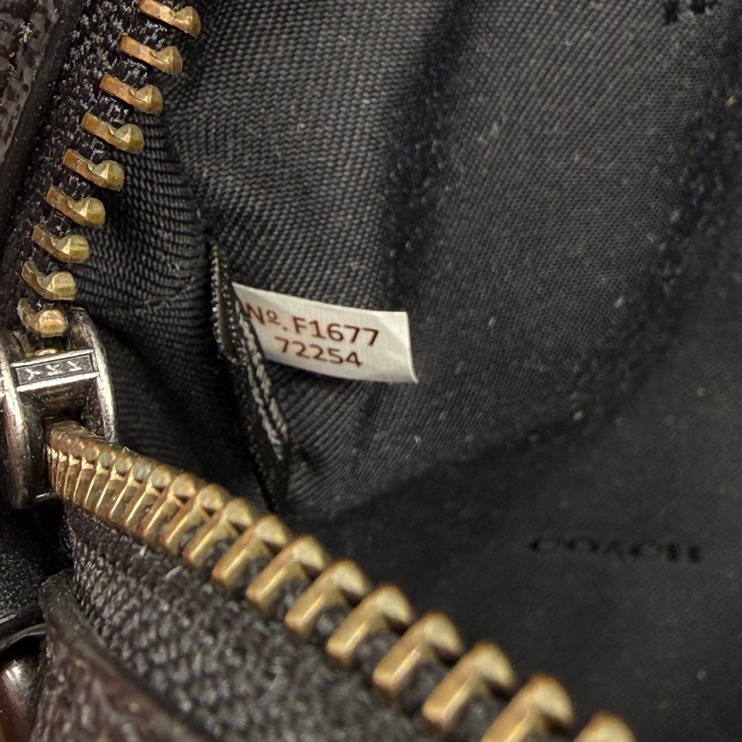 【良品】COACH コーチ ショルダーバッグ PVC ブティックライン ブラック