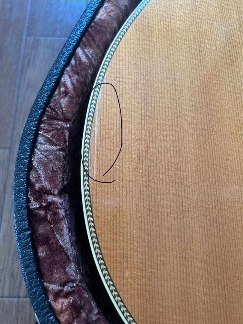 Santa Cruz OMサイズギター(Collings社製ハードケース付き)