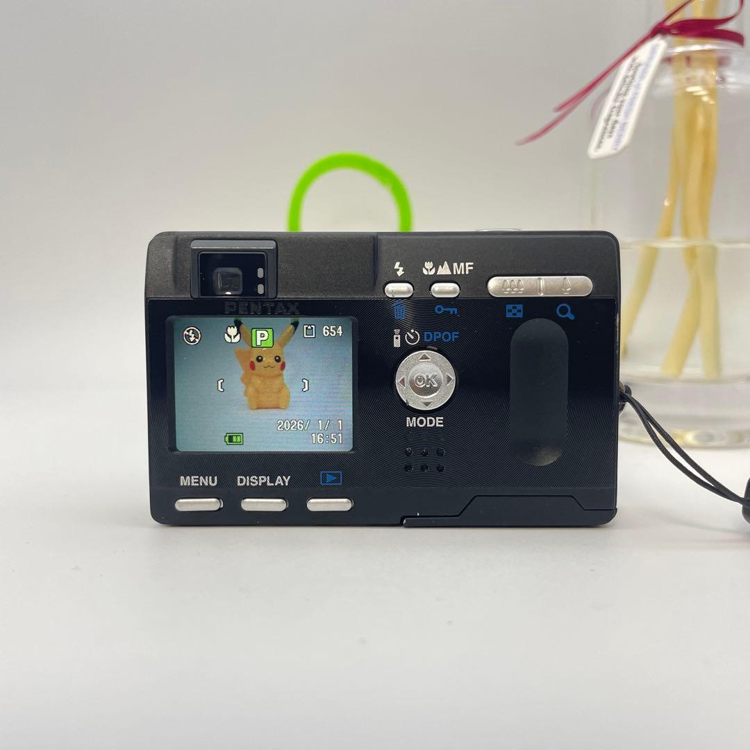スマホ転送OK✨PENTAX Optio s4✨動作確認済 希少色 可愛すぎる♪